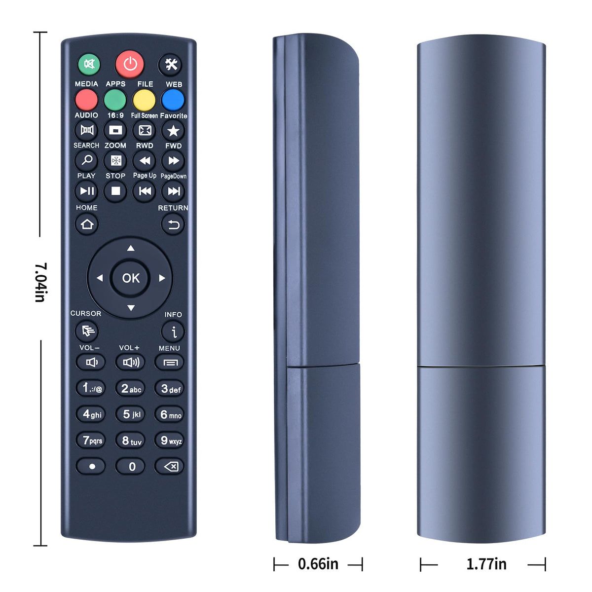 RETROSUN remote box content showing one remote ready to use.