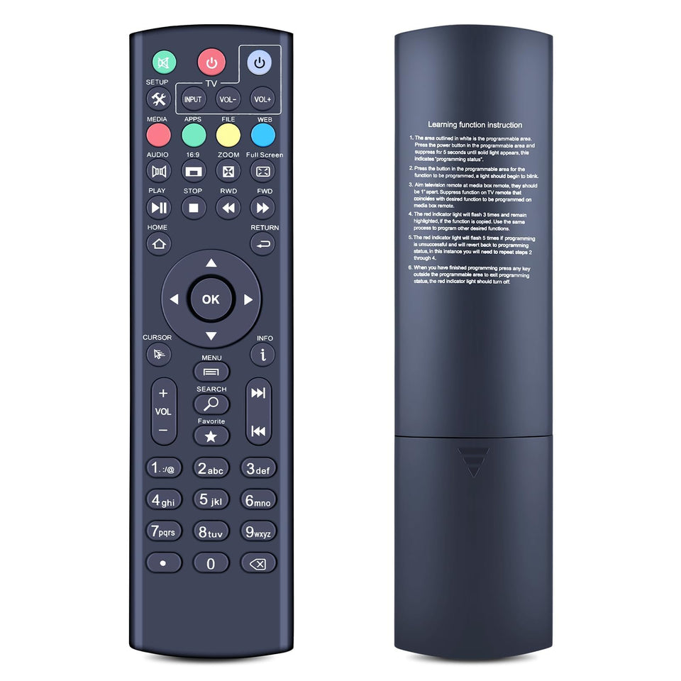 RETROSUN replacement remote for Super Box S1-S3, compact, easy to hold.