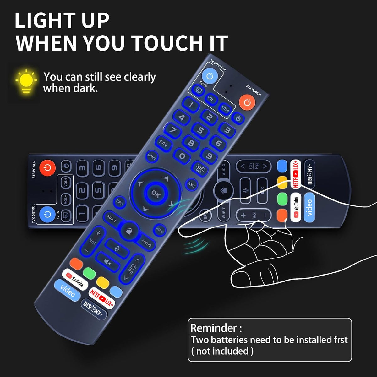 RETROSUN compact remote design fits comfortably in hand during streaming sessions.