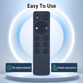 RETROSUN remote in hand for scale and effortless one-handed control benefit