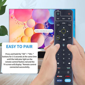 RETROSUN V2 Pro remote extended range for stable connections across rooms.