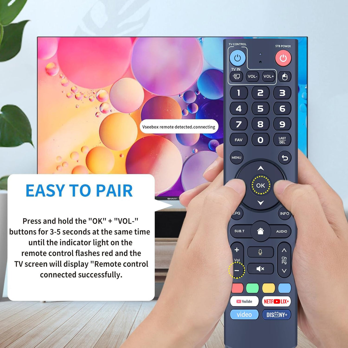 RETROSUN remote connectivity illustration emphasizing fast and stable pairing.