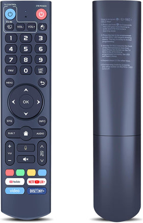 RETROSUN V3 Pro remote front view for fast pairing with vSeeBox devices.
