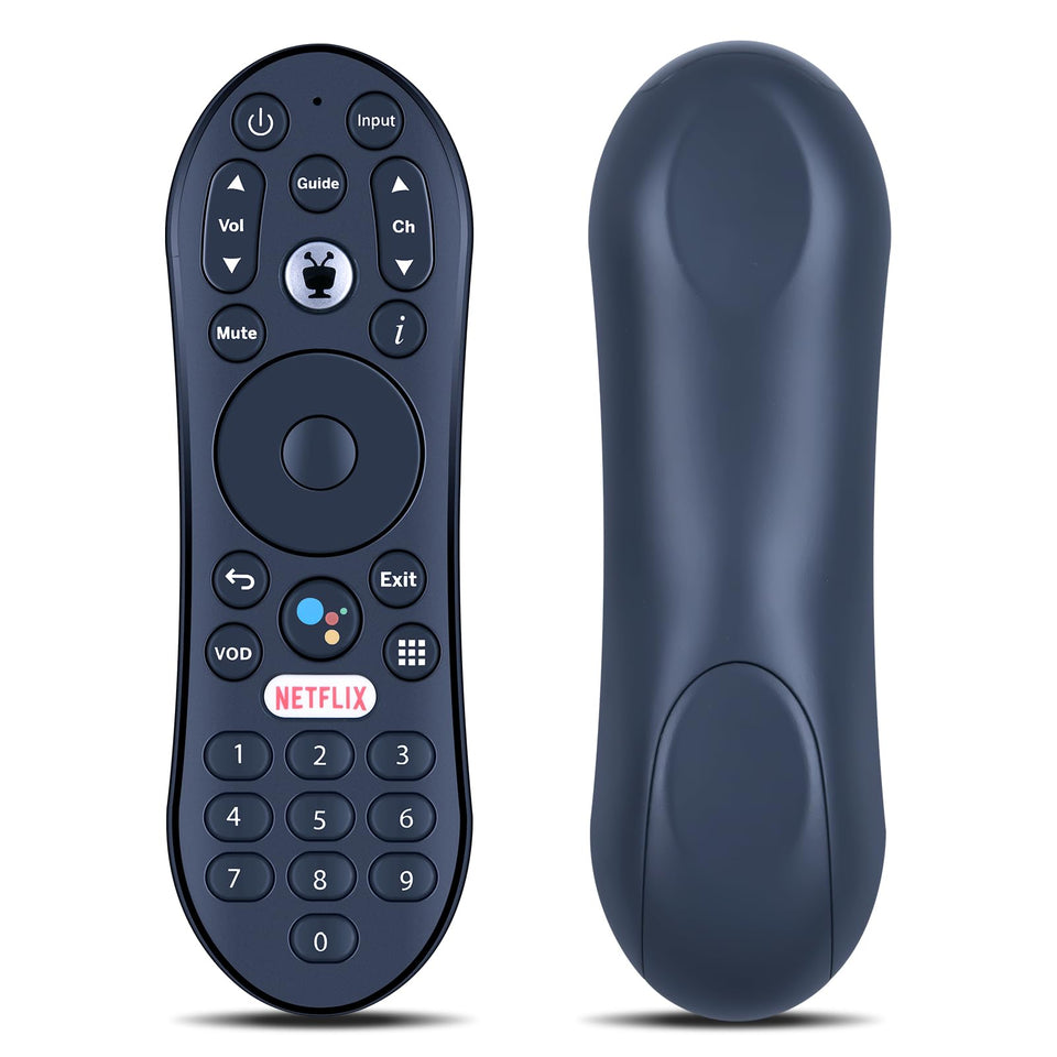 RETROSUN voice remote with Google Assistant for TiVo Stream 4K enables hands-free search.