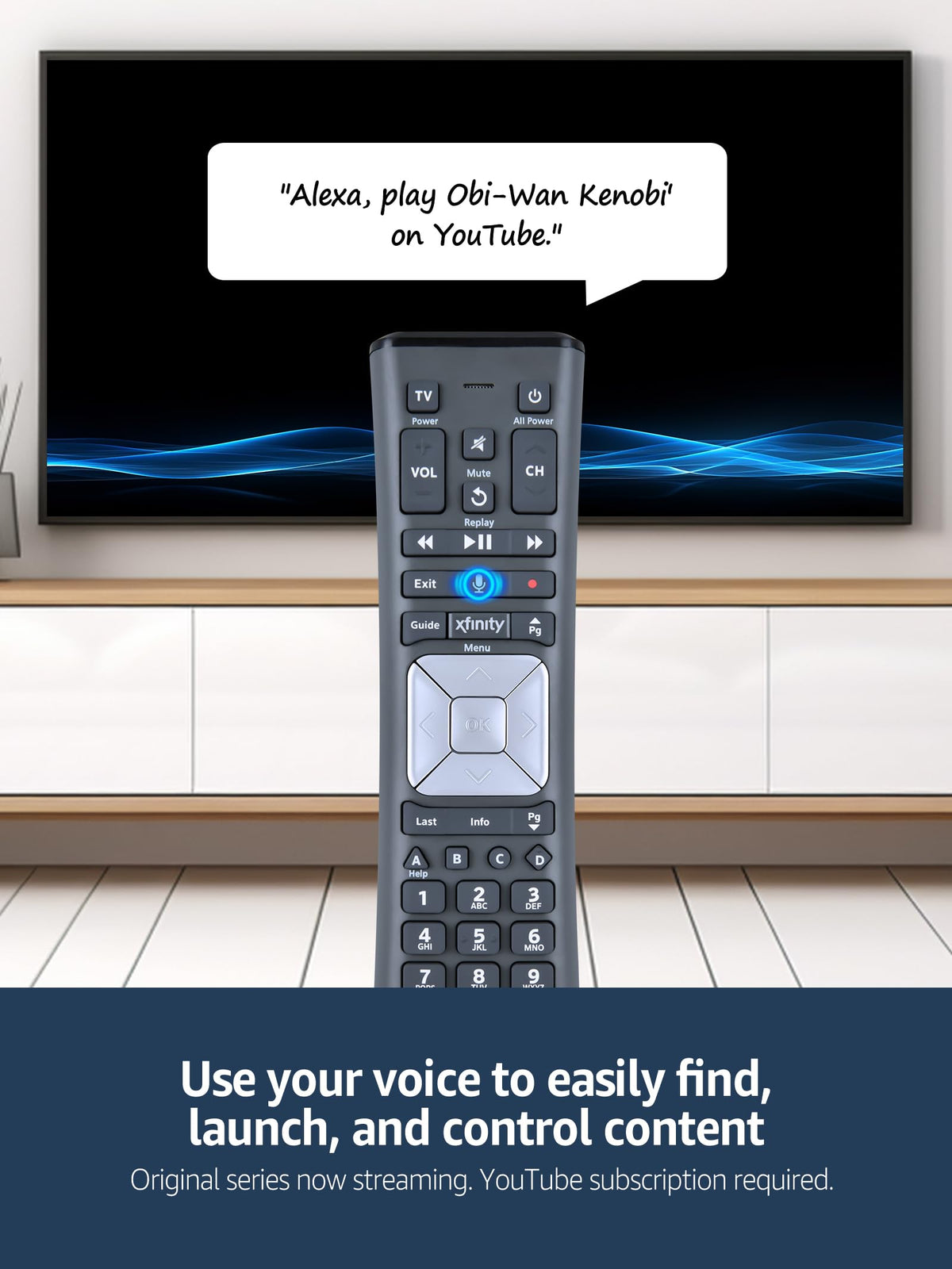RETROSUN XR11 aim anywhere feature enables room-wide control.