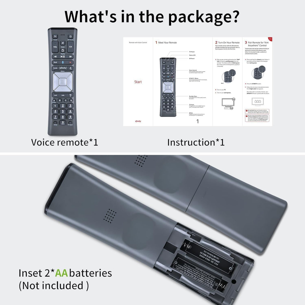 RETROSUN XR11 packaging includes remote and manual for replacement.