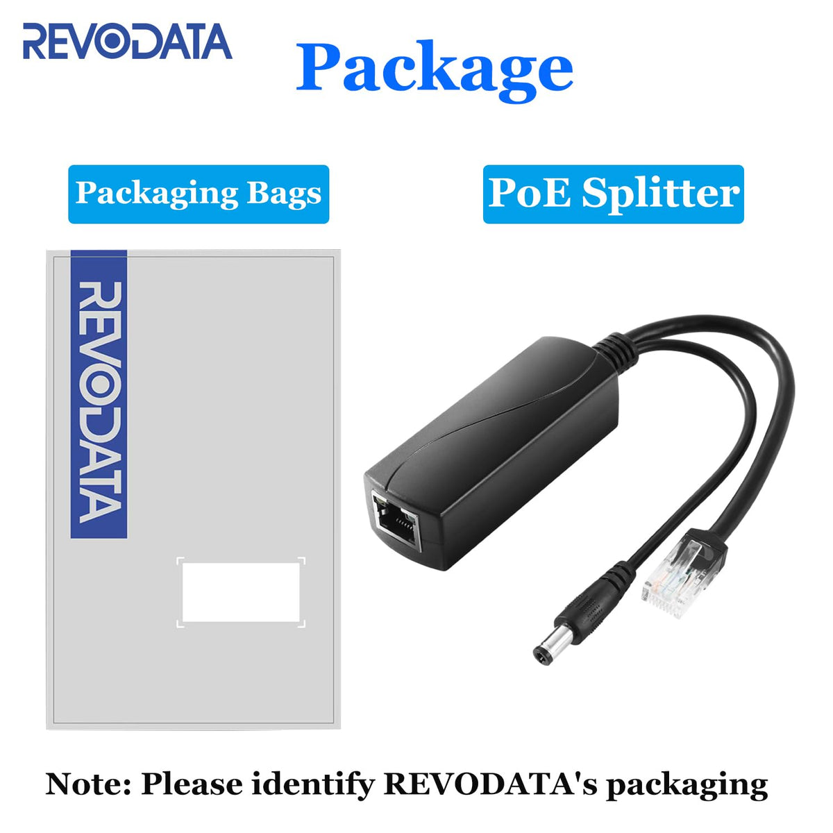 REVODATA packaged product with contents displayed, ready-to-install convenience benefit