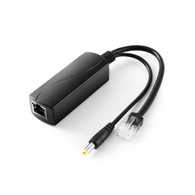 REVOTECH PoE splitter front view showing compact design and clean finish