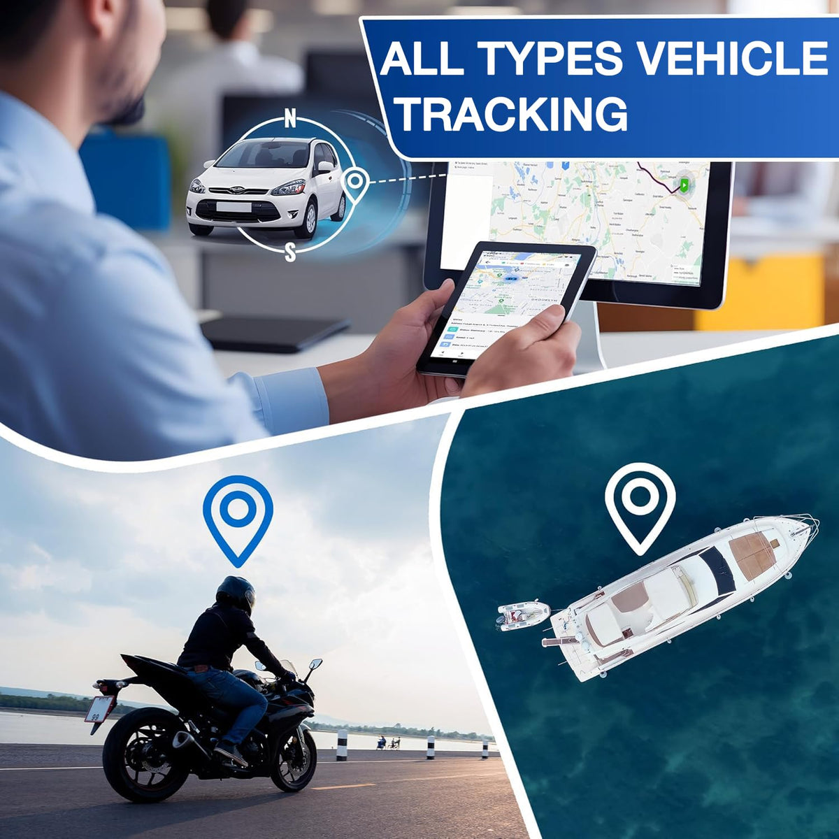 REWIRE SECURITY DB2-4G GPS tracker SIM included for wide coverage