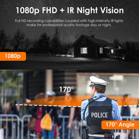 RexingUSA P2 close-up of 170-degree lens for wide-angle coverage