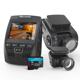 RexingUSA V1P SE 4K front camera delivers crisp daytime clarity for safer driving.