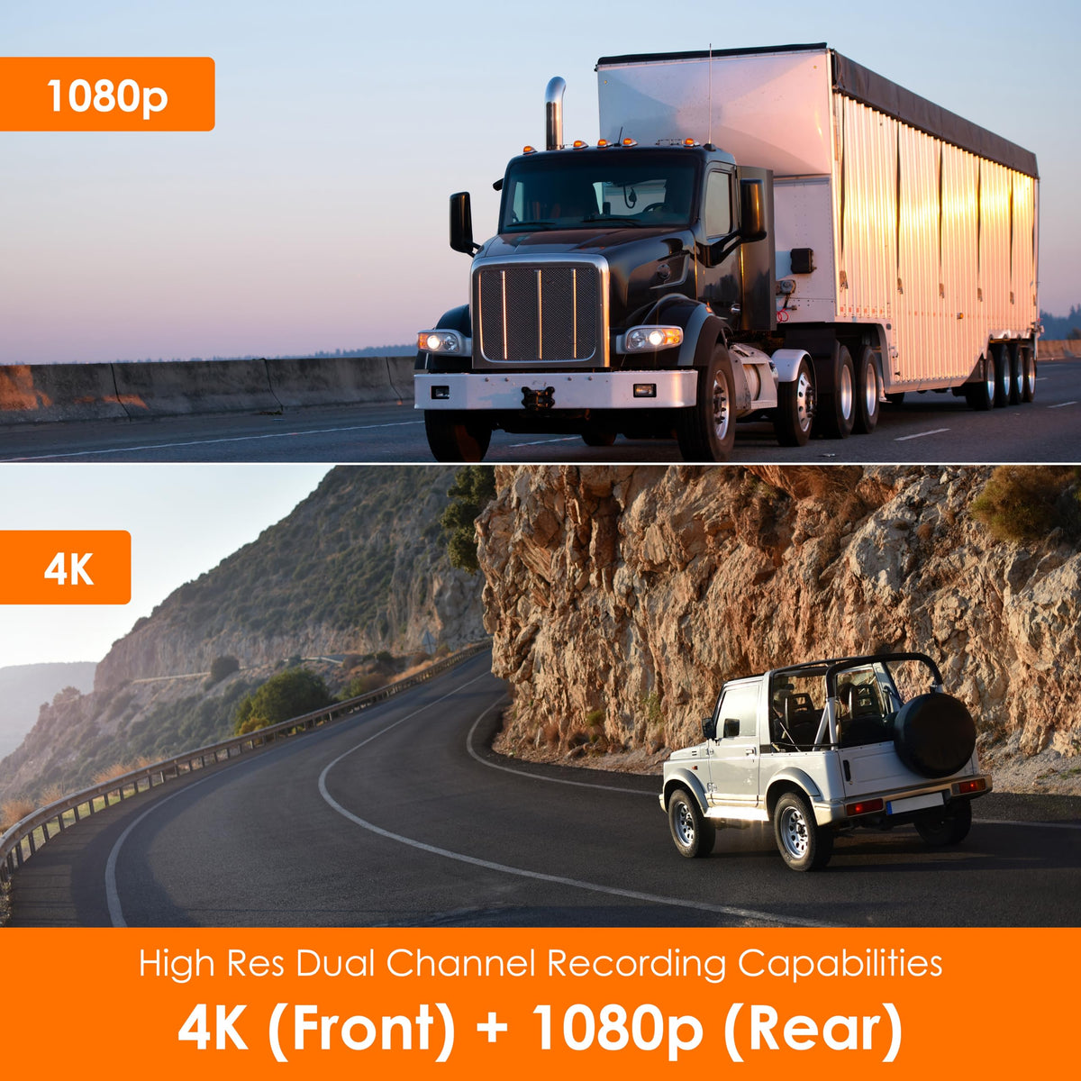 RexingUSA V1P SE WDR balances exposure in bright and dark scenes.