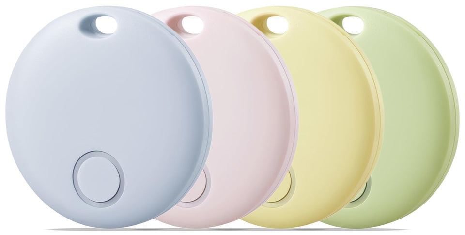 Reyke Air Tracker 4-Pack on luggage tag helps locate bags quickly with Find My.
