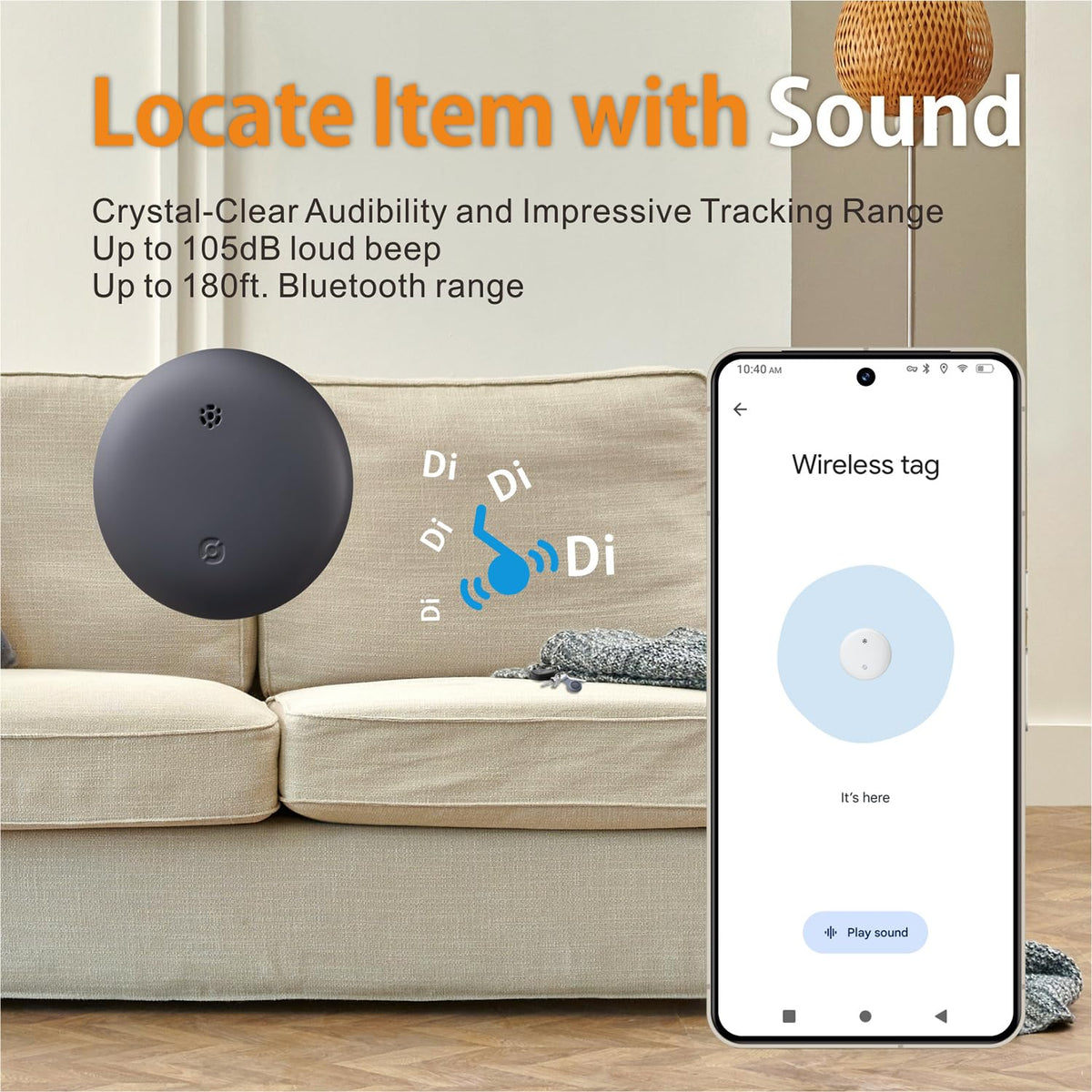 Reyke Android Air Tracker 4Pack wallet tag helps find wallets faster.