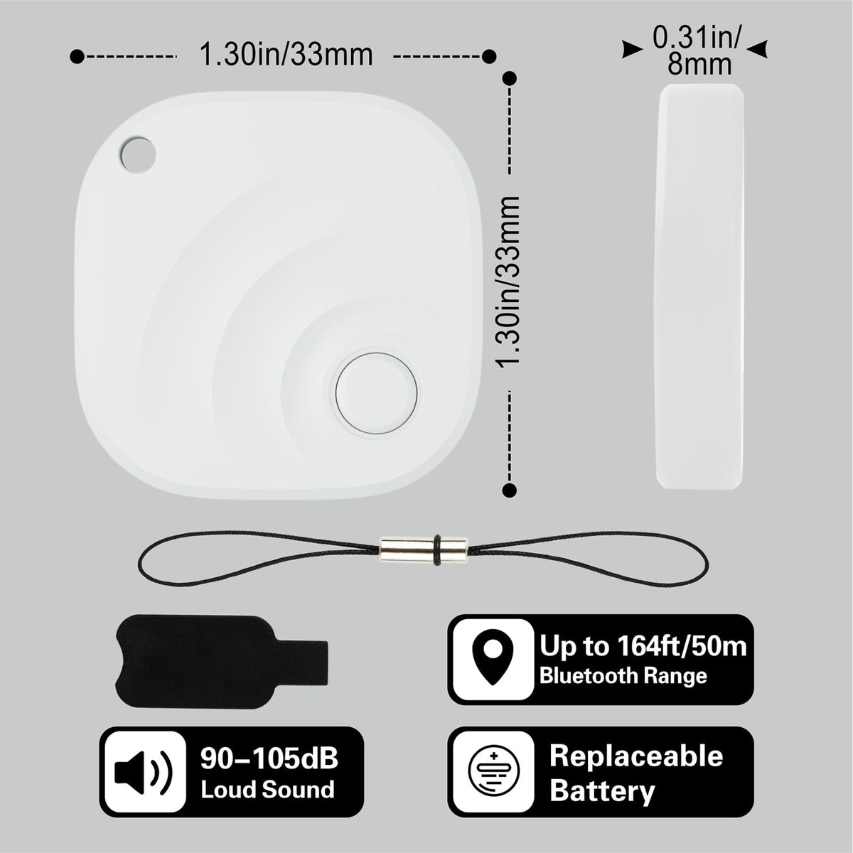 Reyke Android Air Tracker four-pack on table suggests quick setup and everyday use.