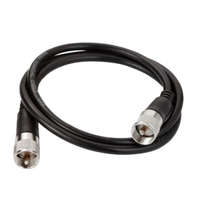 RFAdapter CB Antenna Cable 6ft with rugged RG8X coax for stable CB radio links.