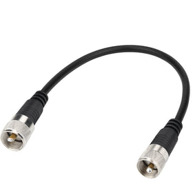RFAdapter RG8X coax cable with 15ft length for stable HAM radio antenna connections.