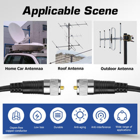RFAdapter two-pack coax cables ready for versatile antenna setups