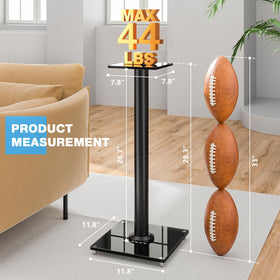 Rfiver 27-inch pole with cable holes keeps wires tidy.