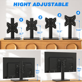 Rfiver height adjustment demonstration creating space for soundbar or devices