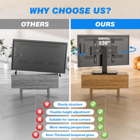 Rfiver mounted TV with soundbar showing compatibility and clearance