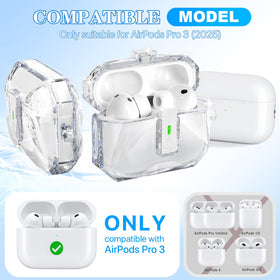 R-fun AirPods Pro 3 case with lid open for easy access
