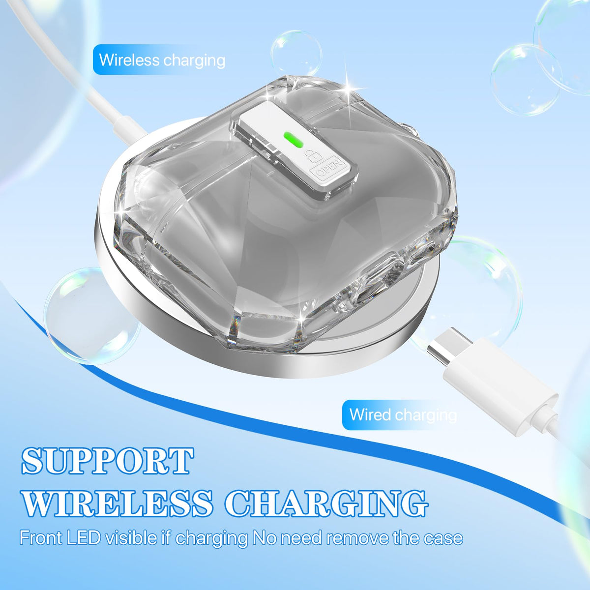 MagSafe compatibility lets wireless charging without removing the case.