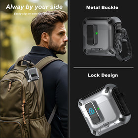 R-fun AirPods 4 case anti-slip stripe for secure grip.