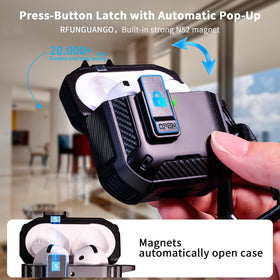 RFUNGUANGO AirPods 4 case closed lid for secure storage