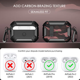 RFUNGUANGO AirPods Pro 2 case back view highlighting durability