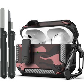 RFUNGUANGO AirPods Pro 2 case front view with visible LED during charging