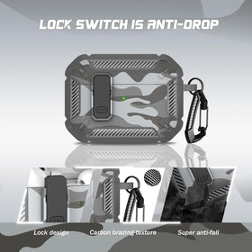 RFUNGUANGO protective hard shell guarding AirPods Pro 2 from drops