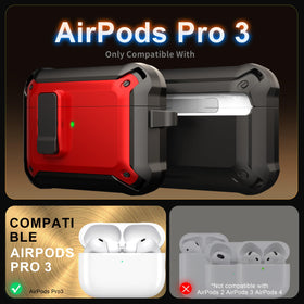 RFUNGUANGO AirPods Pro 3 case auto-eject top for quick access.