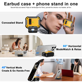 RFUNGUANGO AirPods Pro 3 case carabiner attachment for easy carry