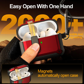 RFUNGUANGO AirPods Pro 3 case durable, scratch-resistant shield.