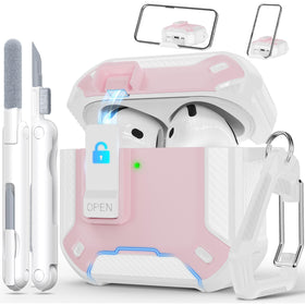 RFUNGUANGO AirPods 4th gen case front view showing protective shell and accessibility