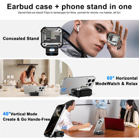 RFUNGUANGO AirPods 4 case features a security lock and pop-up lid