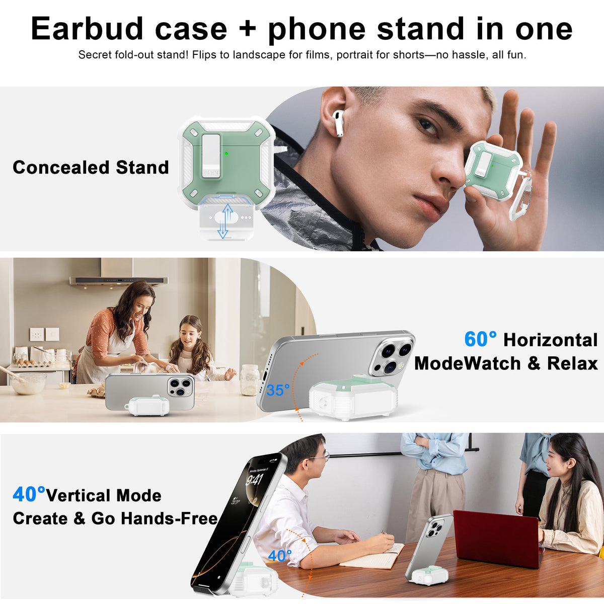 RFUNGUANGO AirPods 4 case security lock design