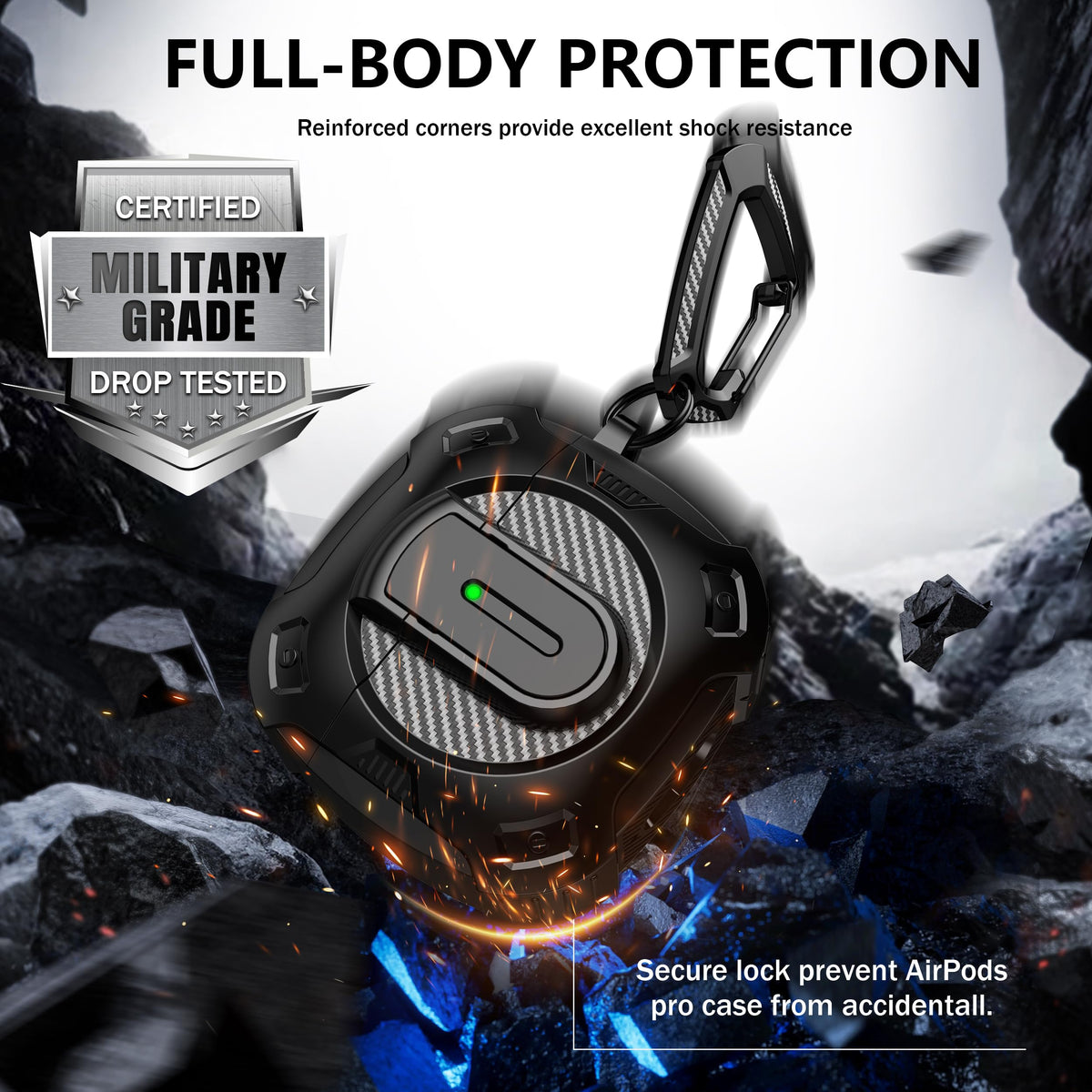 RFUNGUANGO Space Theme AirPods 4 case switch design evokes spacecraft