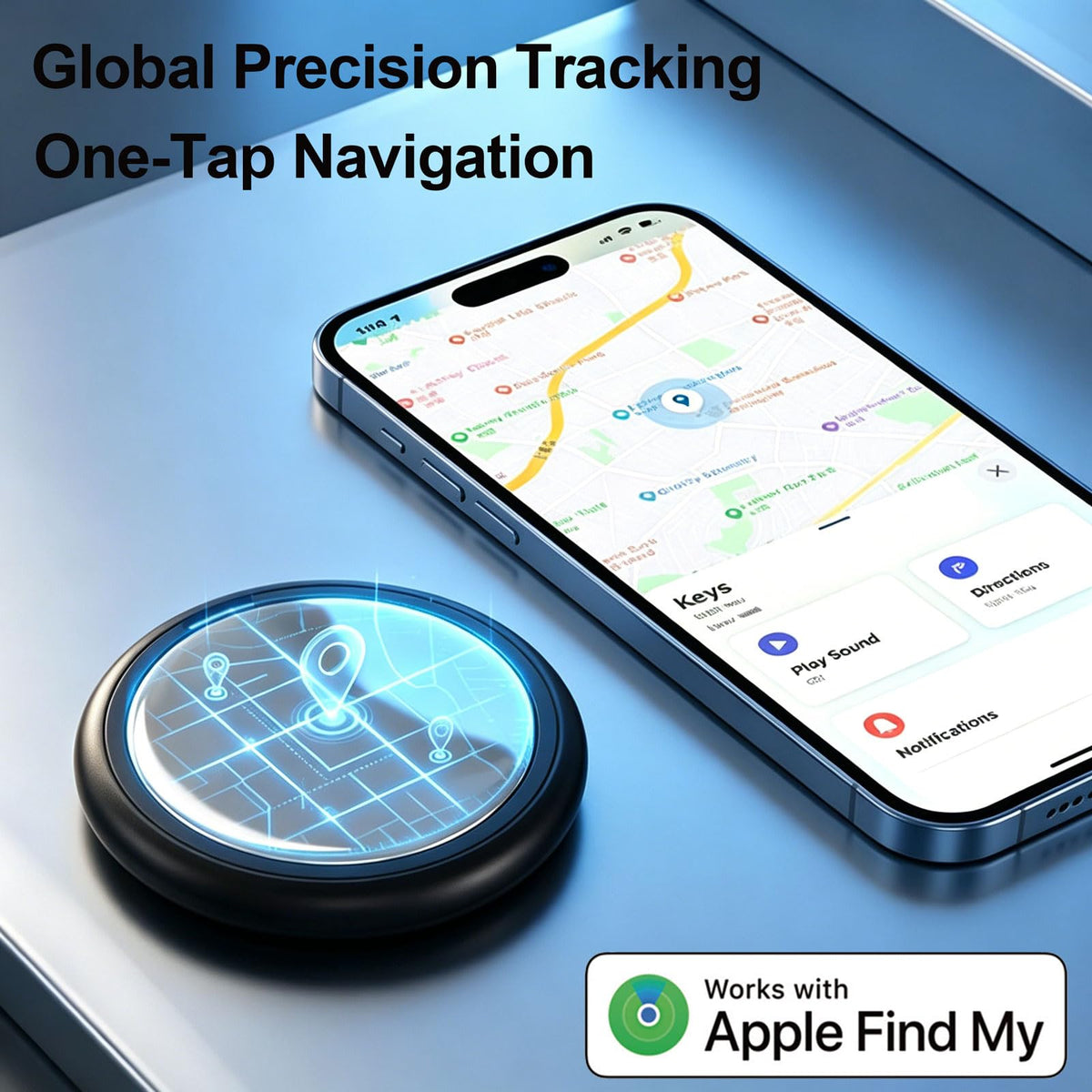RGIMF device emits a loud alert to help locate items.