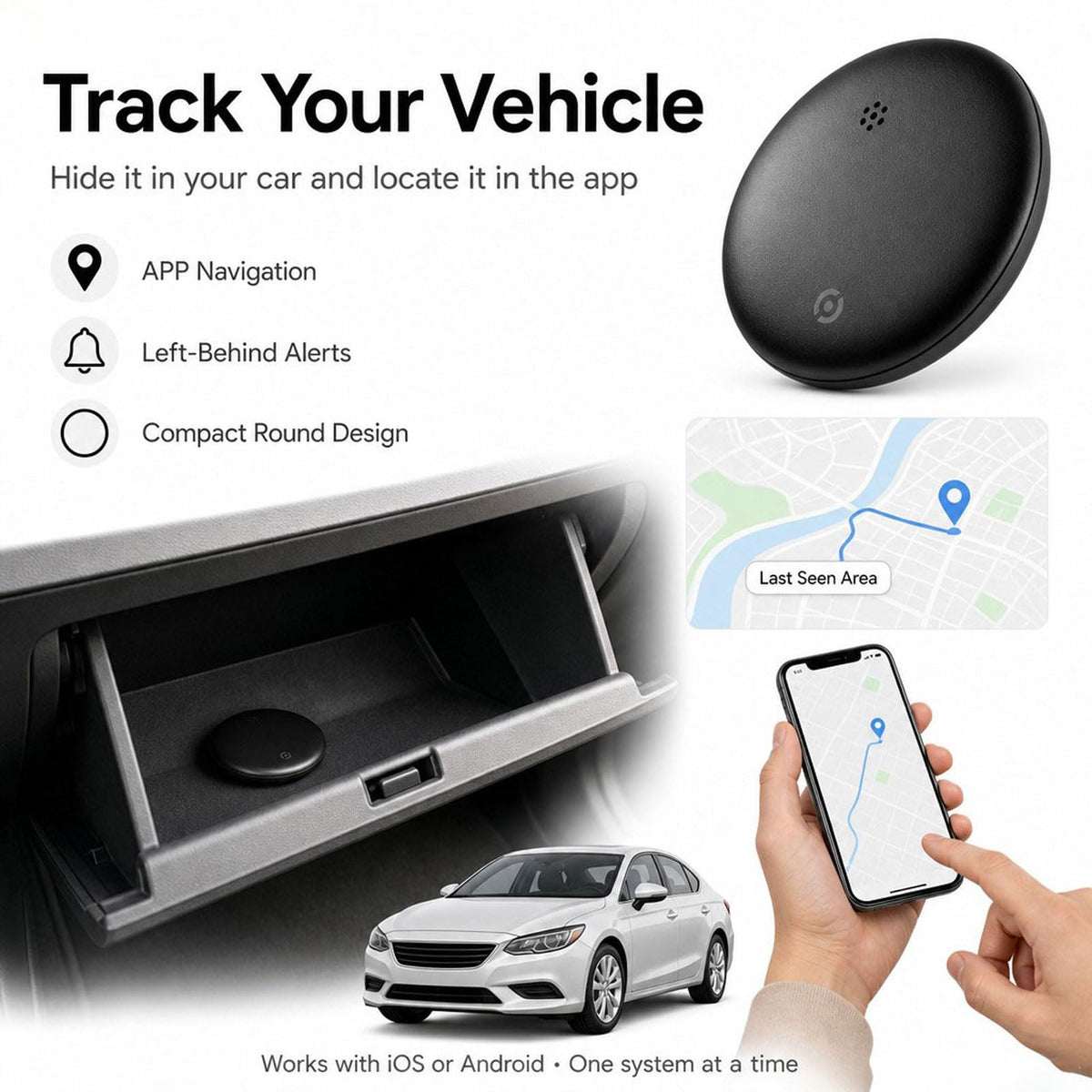 RGIMF tracker splashed with water illustrating IP66 water resistance protection