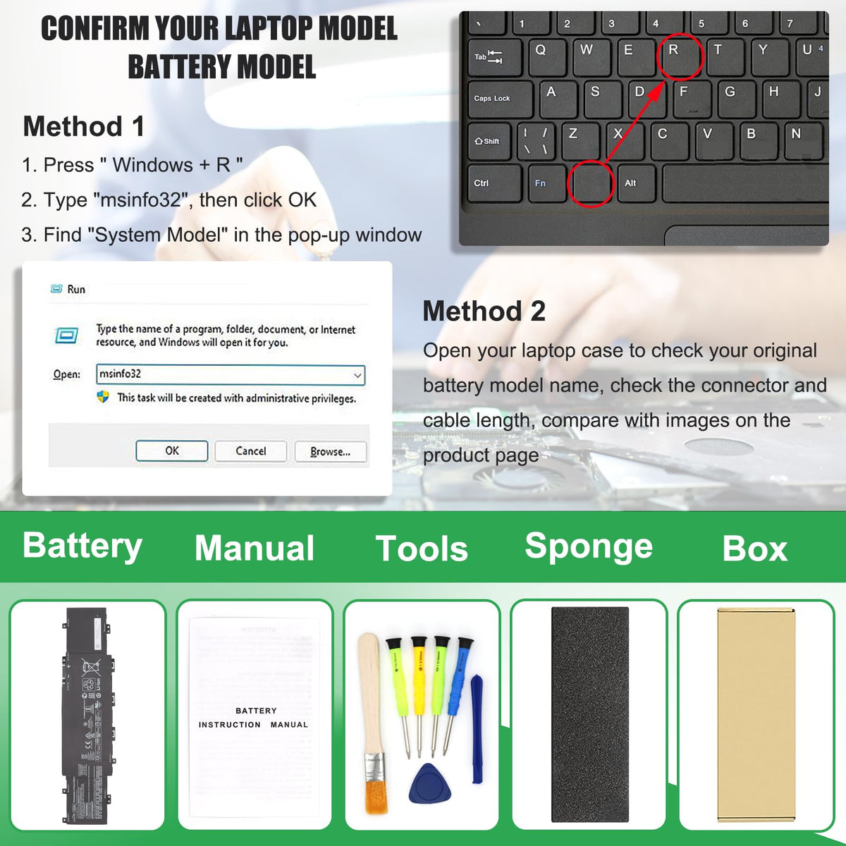 RHKRKQN TI04XL installed in HP Envy 17 restoring portable power