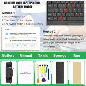 RHKRKQN battery installed in ASUS Zenbook demonstrating easy swap and restored runtime