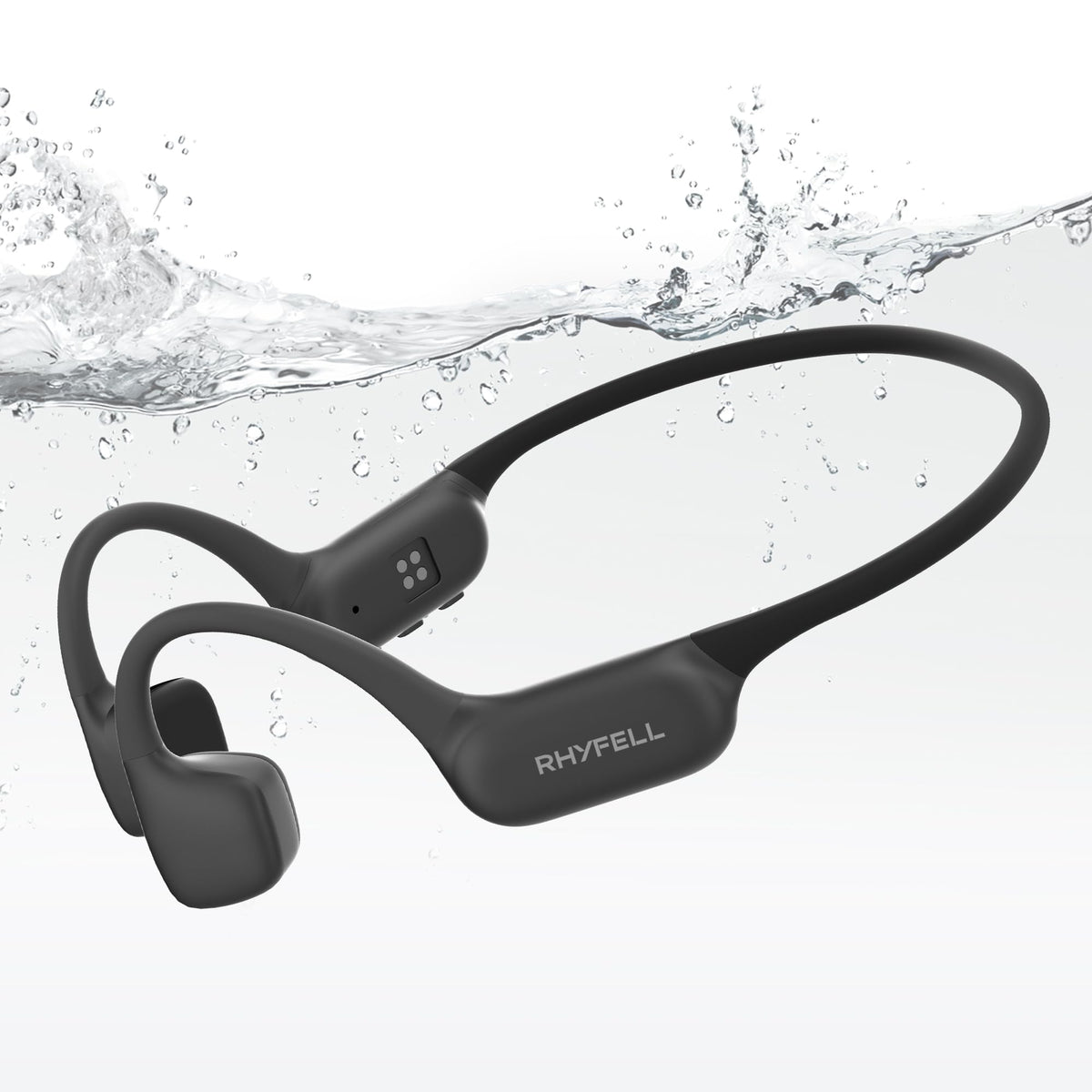 Rhyfell swimming headphones IP68 swim-proof for underwater listening