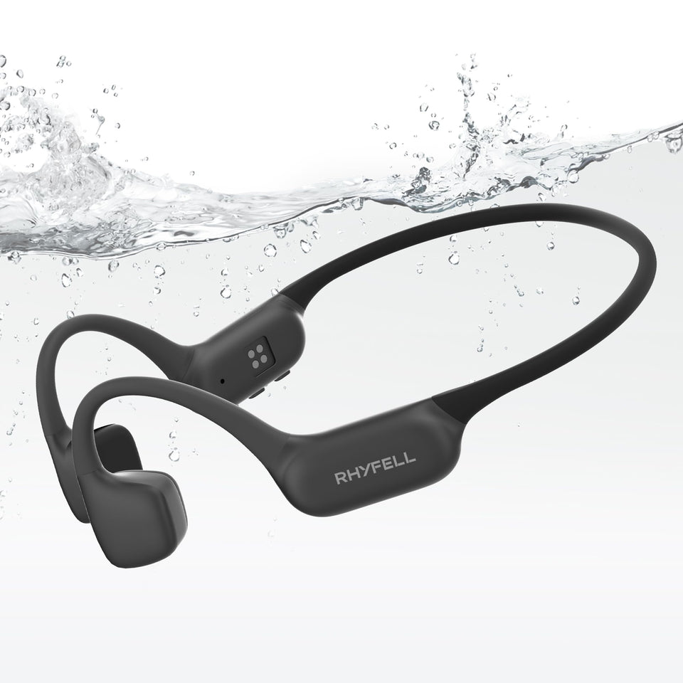 Rhyfell swimming headphones IP68 swim-proof for underwater listening
