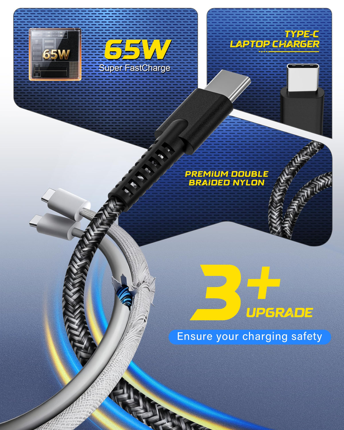 RicChic Type-C fast charger delivering efficient power to EliteBook X360