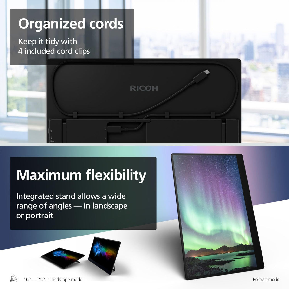Ricoh 150 dual speakers enhance on-the-go video calls