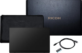 Ricoh 150 slim bezels frame the vivid display