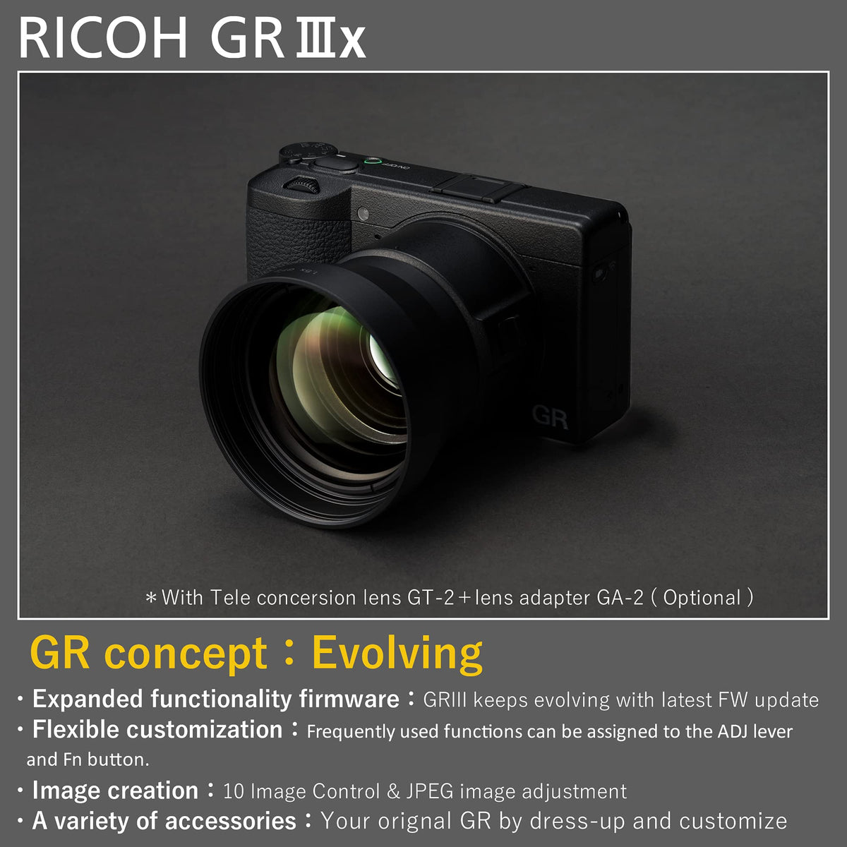 Ricoh GR IIIx starts up in about 0.8 seconds for candid moments.