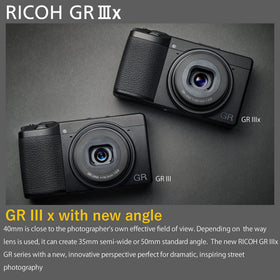 Ricoh GR IIIx with APS-C sensor delivers rich gradation and sharp images.